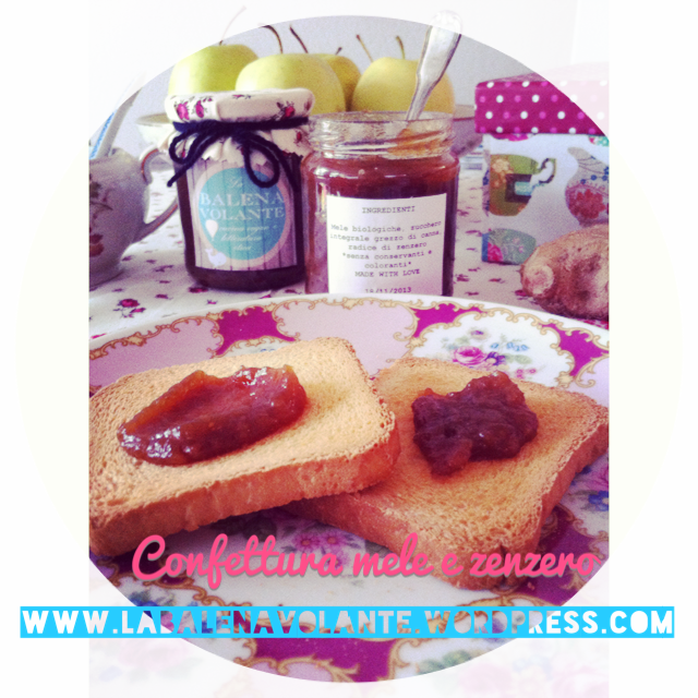 confettura mele e zenzero