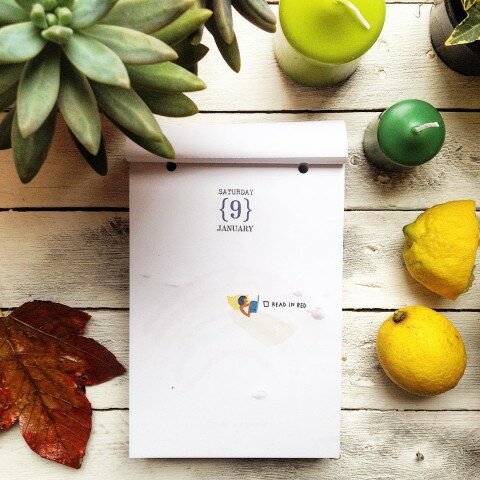 Il calendario di oggi mi suggerisce: leggere a letto. Non male come programma, che dite? #instablog #instagramers #instabook #calendar #flowcalendar #flowcalendar2016 #lemonade #candle #readinbed #read #book #bookstagram